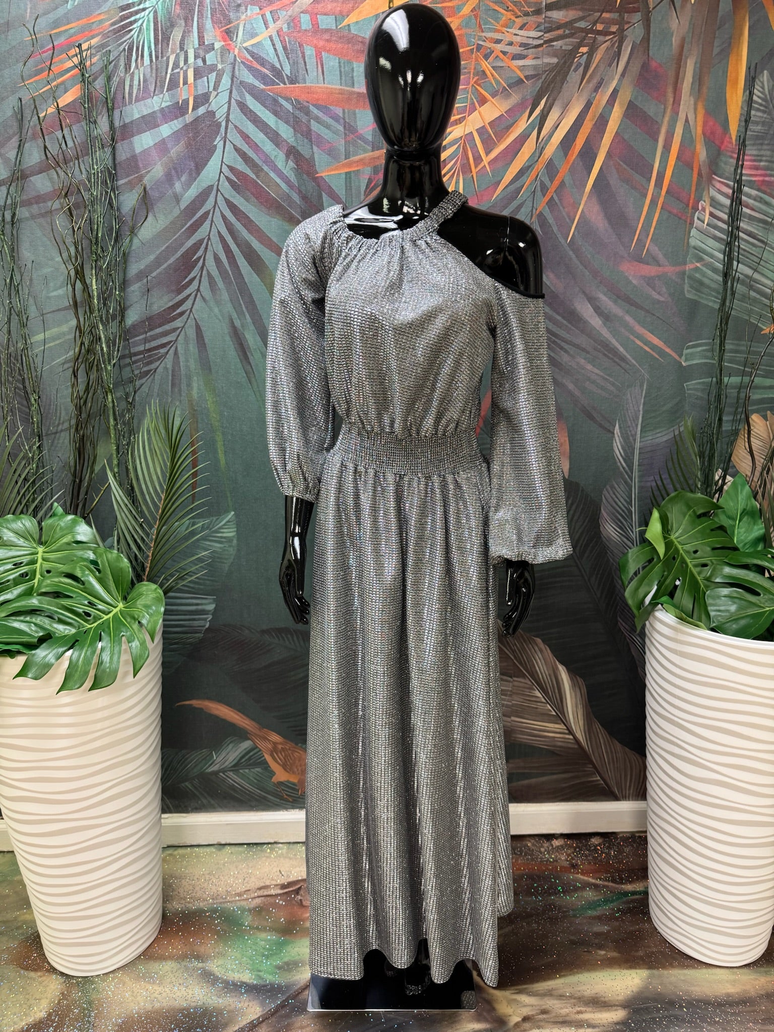 Cold Shoulder Maxi Dress