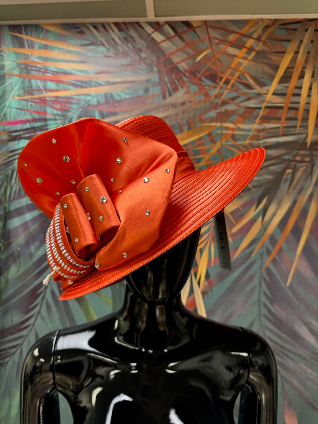 Hat Orange Silver