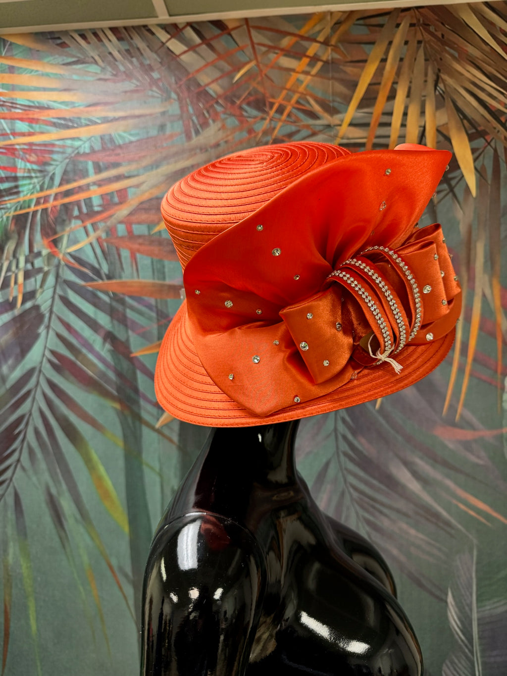 Hat Orange Silver