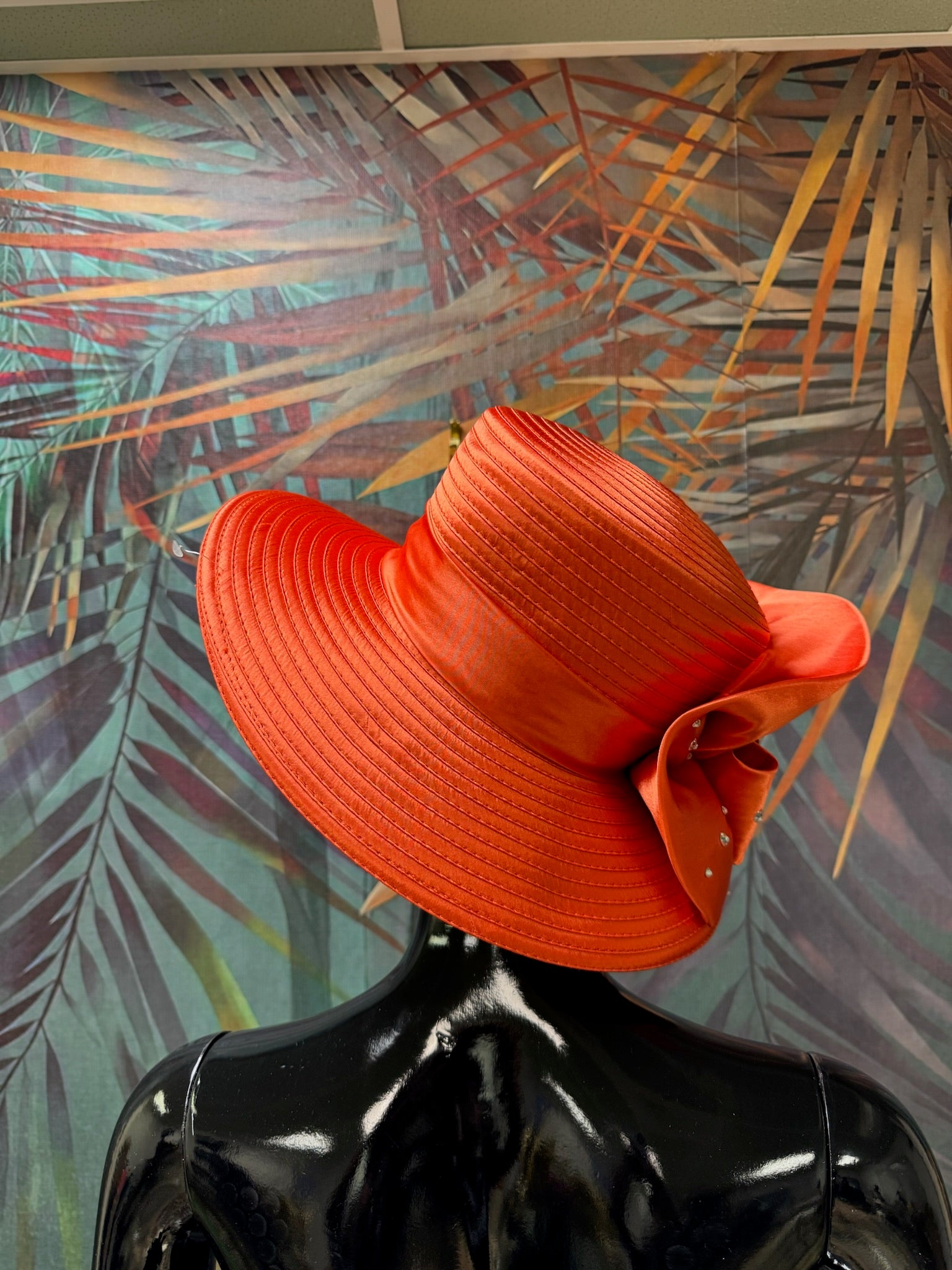 Hat Orange Silver