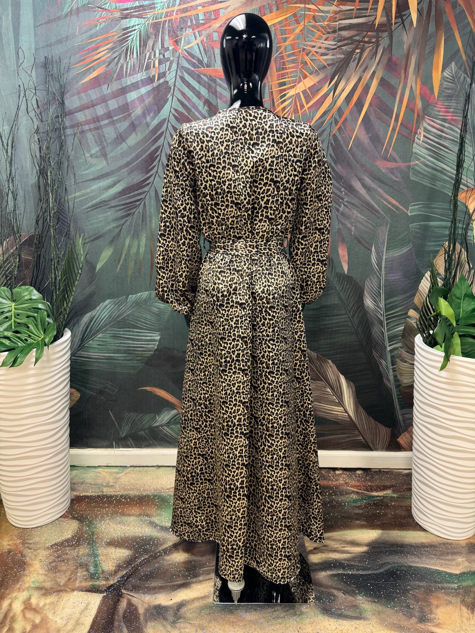 Animal Print Long Dress