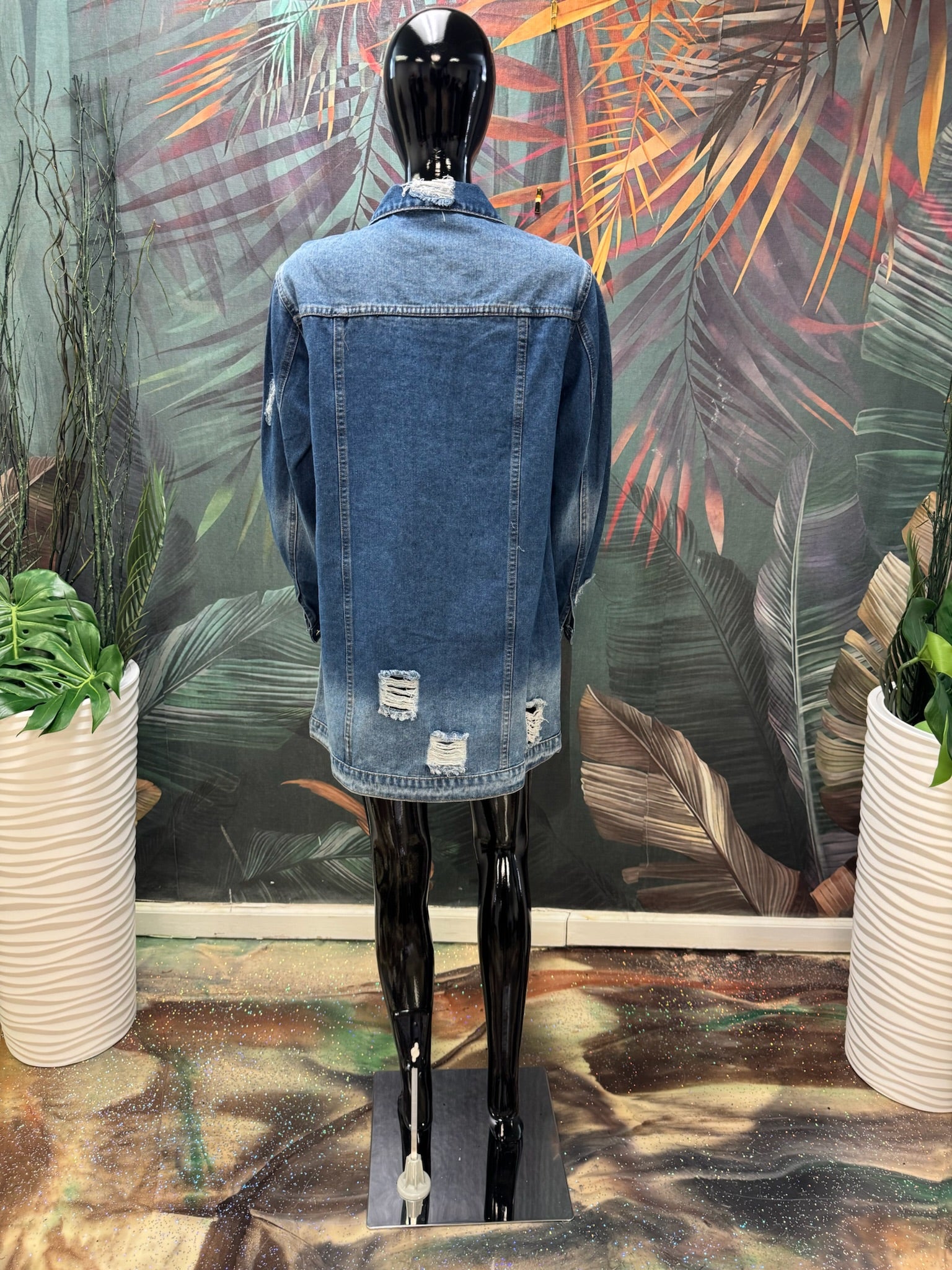 Distressed Jean Jacket