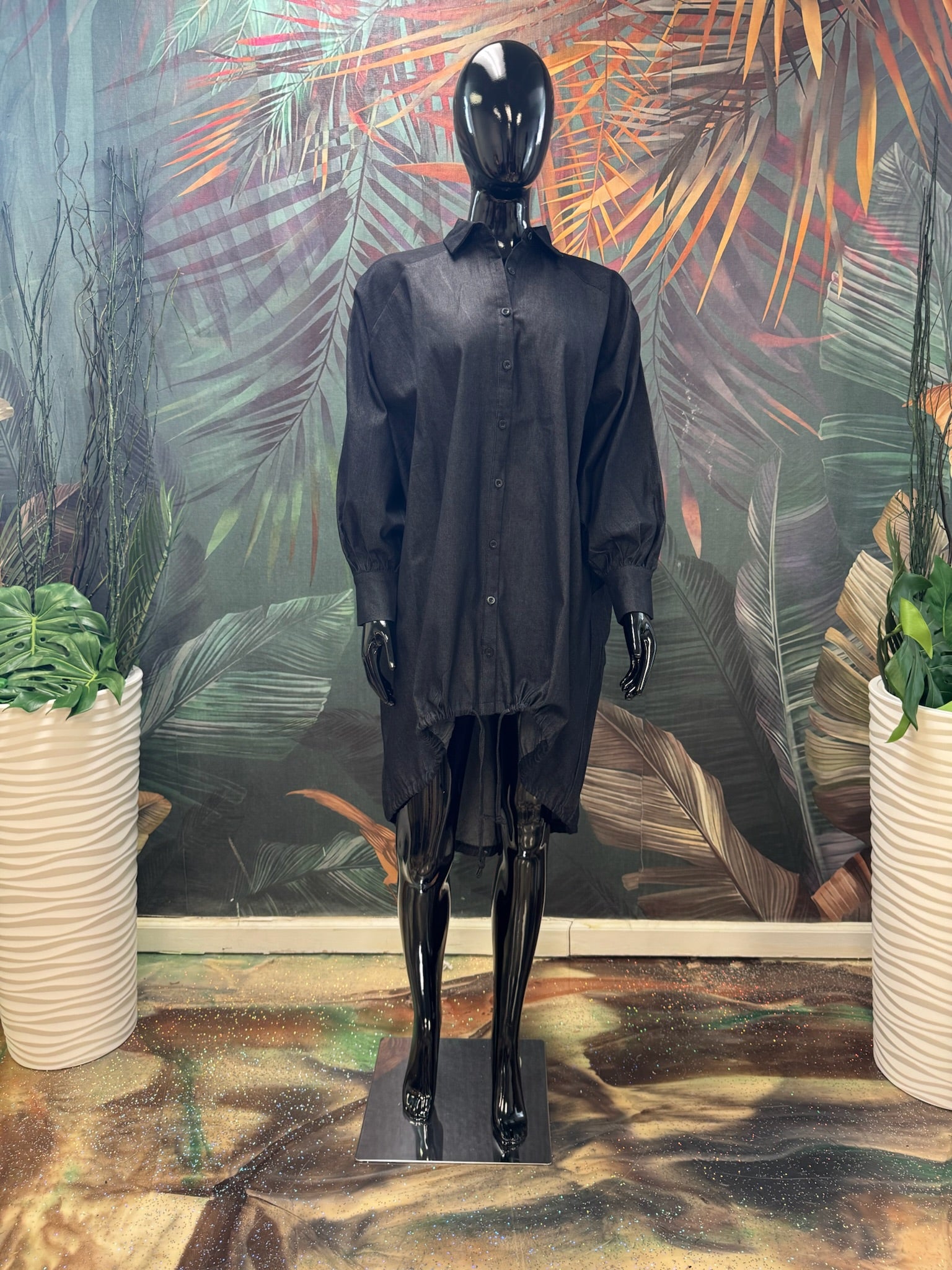 Highlight Oversized Tunic Dress